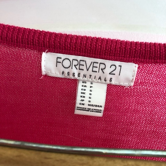 Pink Wool V-Neck Sweater - Picture 2 of 3